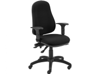 Office Products Thassos Black office chair