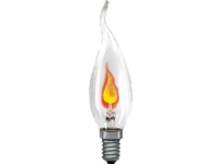 Paulmann Dekorativ kilde Cosylight flamme, gjennomsiktig E14 3W stearinlys Elektrisitet og belysning - Lyskilder - Lyskilder og pærer