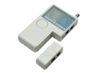 Intellinet 4-in-1 Cable Tester, RJ-11, RJ-45, USB and BNC, One Button Test - Nettverkstester PC tilbehør - Nettverk - Diverse tilbehør