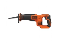 Bilde av Black & Decker Black + Decker Li-ion Trådløs Sabelsag (18v, 22 Mm Slaglengde, Maks. 110 Mm Skjæredybde, Fleksibel Sagsko, Ergonomisk Gummigrep, Uten Batteri Og Lader) Bdcr18n - Solo