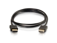 C2G 0.6m Ultra Flexible High Speed HDMI Cable with Low Profile Connectors – HDMI-kabel med Ethernet – HDMI hane till HDMI hane – 60 cm – svart – stöd för 4K