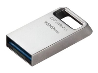 Kingston DataTraveler Micro - USB-flashstasjon - 128 GB - USB 3.2 Gen 1 PC-Komponenter - Harddisk og lagring - USB-lagring