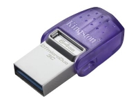 Kingston DataTraveler microDuo 3C – USB flash-enhet – 64 GB – USB 3.2 Gen 1 / USB-C