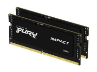 Bilde av Kingston Fury Impact - Ddr5 - Sett - 32 Gb: 2 X 16 Gb - So Dimm 262-pin - 4800 Mhz / Pc5-38400 - Cl38 - 1.1 V - Ikke-bufret - On-die Ecc