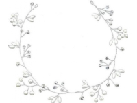 Aptel WEDDING TIARA Tiaras decorative silver hair band AG264B N - A
