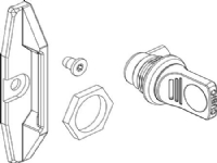 CUBIC Fingergreb komplet for låge til 1-1,5-7-9 modul