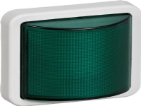 LAURITZ KNUDSEN Opus® 74 signallampa LED 12V AC/DC konstant/blinkande grönt.