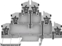 ROCKWELL AUTOMATION Gennemgangsklemme 2,5mm² fjederterminal Grå trelag 3/3 400V AC/DC – 20Amp