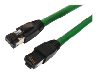 MicroConnect – Patch-kabel – RJ-45 (hane) till RJ-45 (hane) – 7.5 m – S/FTP – CAT 8.1 – halogenfri hakfri – grön