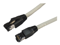 MicroConnect – Patch-kabel – RJ-45 (hane) till RJ-45 (hane) – 2 m – S/FTP – CAT 8.1 – halogenfri hakfri – grå