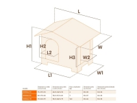 Ferplast Dogvilla 90 – hundkoja