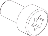 CUBIC Cylinderskruv torx 3101-0816
