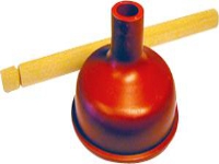 GOTTFRED P Gummirenser/svupper Ø115 mm med træskaft og rød sugekop i TPE gummi Rørlegger artikler - Baderommet - Tilbehør til toaletter