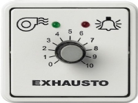 EXHAUSTO Regulator EFC1P, hvid med 0-10V signal til ventilator med FC/EC-motor. IP20, -20°C..40°C. Mål 53x53x56 mm. Leveres inkl. underlag. Diverse