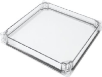 Vægskab Ensto Cubo C og P låg transparent Polykarbonat 300 x 300 x 30 mm ekskl. Skruer