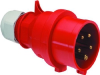 BALS CEE Fasevender H6 400V AC 16A 4 polet rød multigrip kabelaflastning Quick Connect® IP44 polyamid
