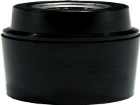 Fatning E14 10mm sort Tilbehør og reservedeler - Stikkontakter