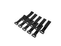 LogiLink KAB0056, Nylon, Sort, 150 mm, 20 mm, 10 stykker PC tilbehør - Kabler og adaptere - Strømkabler