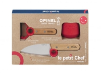 Opinel - Le Petit Chef knivsett rød
