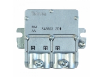 Televes 543503, Kabelspillter, 5 - 2400 MHz, Rustfritt stål, 4,3 dB, Blister PC tilbehør - Kabler og adaptere - Strømkabler