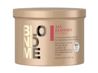 Bilde av Schwarzkopf Blondme All Blondes Rich, Unisex, Farget Hår, Blond, 500 Ml, Shine (lys), Fuktighets Krem, Forsterke, Nærende, Krukke