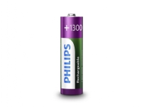 Philips Multilife R6B4A130 – Batteri 4 x AA-typ – NiMH – (uppladdningsbara) – 1300 mAh