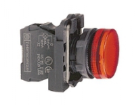Harmony signallampe komplet med LED i rød farve og 230-240VAC forsyning