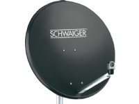 Produktfoto för Schwaiger SPI996, 10,7 - 12,75 GHz, 38,5 dBi, Antracit, Gjuten aluminium, Plast, Stål, 75 cm, 745 mm