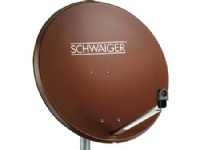 Schwaiger SPI996, 10,7 - 12,75 GHz, 38,5 dBi, Rød, Aluminium, Plast, Stål, 75 cm, 745 mm
