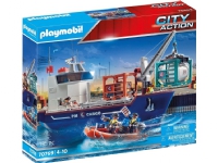Playmobil large container ship with customs. – 70769