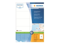 HERMA Premium – Papper – matt – permanent självhäftande – vit – 99.1 x 57 mm 1000 etikett (er) (100 ark x 10) laminerade adressetiketter