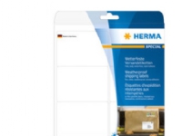 HERMA Special – Polyester – matt – extra starkt självhäftande – vit – 99.1 x 67.7 mm 200 etikett (er) (25 ark x 8) shipping film labels