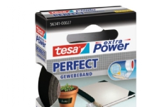 Tesa extra Power Perfect – Tygtejp – 19 mm x 2.75 m – svart