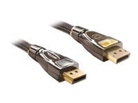 Delock – DisplayPort-kabel – DisplayPort (hane) till DisplayPort (hane) – 3 m – antracit