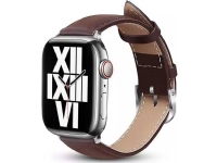 Crong Noble Band - ekte skinnrem for Apple Watch 42/44/45/49 mm (espresso) Helse - Pulsmåler - Tilbehør