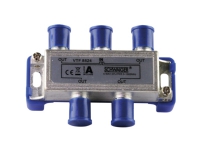 Schwaiger VTF8824 241 Kabel-combiner 5 – 1000 MHz Silver Gjuten aluminium 76 mm 27 mm