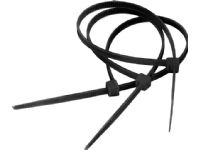 Cabletech Cable tie 2.5 mm/15 cm black Cabletech 100 pcs.