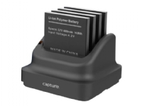 Capture Eagle - Ladeholder - 4-slot - 4 x batterier lader Tele & GPS - Tilbehør fastnett - Hodesett / Håndfri