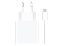 Xiaomi MDY-12-EJ – Strömadapter – 67 Watt – 3 A (USB) – på kabel: USB-C – vit