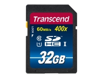 Transcend SDHC Class 10 UHS-I (Premium) – Flash-minneskort – 32 GB – UHS Class 1 / Class10 – SDHC UHS-I