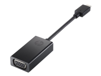 HP – Ekstern videoadapter – USB-C – D-Sub – sort – för Victus by HP Laptop 16  Pavilion Plus Laptop 14  Pro Mobile Thin Client mt440 G3