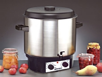 Rommelsbacher KA 2004/E, Rustfritt stål, 27 l, 14 l, 1,5 m, Rustfritt stål, 2000 W Kjøkkenapparater - Juice, is og vann - Saftpressere & Slow Juicer