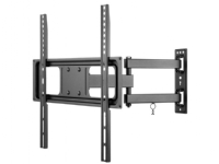 Produktfoto för Goobay 49744, 200 x 200 mm, 400 x 400 mm, -15 - 10°, -90 - 90°, Stål, Svart