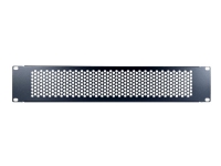 Inter-Tech PINHOLE APERTURE - Blindplate - RAL 9005 - 2U - 19 PC & Nettbrett - Rack skap - Tilbehør