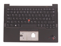 Sunrex - Ersättningstangentbord för bärbar dator - med Trackpoint, UltraNav - bakgrundsbelyst - schweizisk - med övre skydd - för ThinkPad X1 Carbon Gen 10 21CB, 21CC