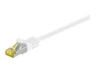 MicroConnect - Nettverkskabel - RJ-45 (hann) til RJ-45 (hann) - 7.5 m - SFTP, PiMF - CAT 7 - uten hindringer - hvit PC tilbehør - Kabler og adaptere - Nettverkskabler