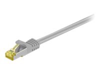 MicroConnect – Nätverkskabel – RJ-45 (hane) till RJ-45 (hane) – 25 cm – SFTP PiMF – CAT 7 – grå