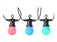 Nedis SmartLife - Stringlys - LED - 2 LEDs/m - 5.62 W - klasse G - RGB-lys - svart Belysning - Annen belysning - Lyslenker