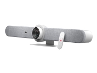 Logitech Rally Bar - Videokonferanseenhet - Zoom-sertifisert, sertifisert for Microsoft Teams - Hvit