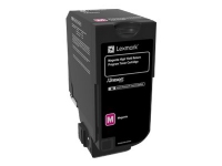 Lexmark - Høy ytelse - magenta - original - tonerpatron LCCP, LRP - for Lexmark CS725de, CS725dte Skrivere & Scannere - Blekk, tonere og forbruksvarer - Tonere